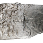 A Piece Of Land, aluminium cast.