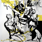 MASH3, 2008, 150x100cm, ink/paper.