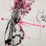 Newton 2, 2012, ink/paper, 150x100cm