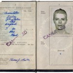 Newton's U.K. Passport 1976