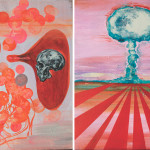 The Day-B, 2014, acrylic on canvas, diptych-41x66cm.