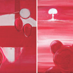 The Day-L, 2014, acrylic on canvas, diptych-41x66cm.