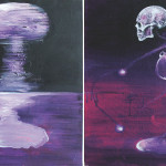 The Day-Q, 2014, acrylic on canvas, diptych-41x66cm.